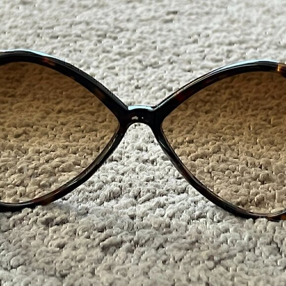 Moschino Womens Sunglasses Brown Leopard Frame Cat Eye Anti UV M 3708-S - Picture 6 of 12